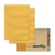 Envelope Saco Kraft Ouro 240x340 80g Scrity Caixa Com 250 Un Foto mini 1