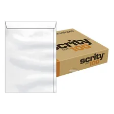 Envelope Saco Off Set Branco Sof728 20x28 Scrity 500 Unidade Foto mini 1