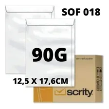 Envelope Saco Offset Sof 18 - 12,5 X 17,6cm - Cx. C/ 250 Cor Branco Foto mini 1