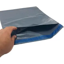 Envelope Segurança Cinza Saco Embalagem 32x40 32 X 40 2000un Foto mini 2