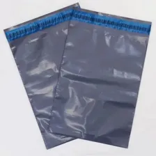 Envelope Segurança Cinza Saco Embalagem 32x40 - 50 Unidades Foto mini 4