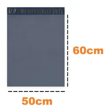 Envelope Segurança Cinza Saco Embalagem Correios 50x60 250un Foto mini  3
