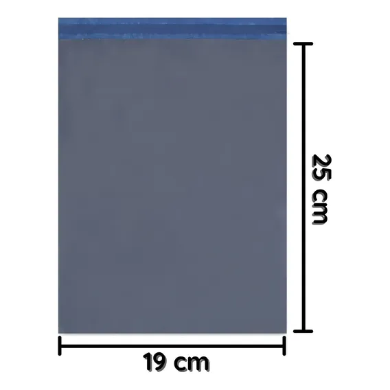 Envelope Segurança Economy Cinza 19x25 250 Un Correios Sedex Foto 1