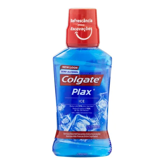 Enxaguante bucal Colgate Plax Enxaguante Bucal Plax ice 250 Foto 1