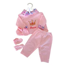 Enxoval Princesa Reborn 25 acessórios Boneca Marca Mamãe Reborn Foto mini  3