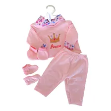 Enxoval Princesa Reborn 25 acessórios Boneca Marca Mamãe Reborn Foto mini 3