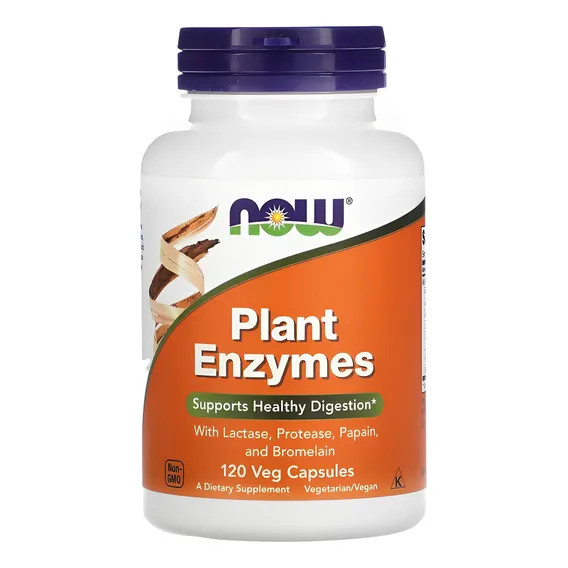 Enzimas Digestivas Plant Enzymes 120cáps Sabor Sem Sabor Foto 1