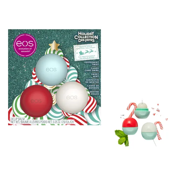 Eos Kit Edição De Natal - 3 Bolinhas Lip Balm Foto 1