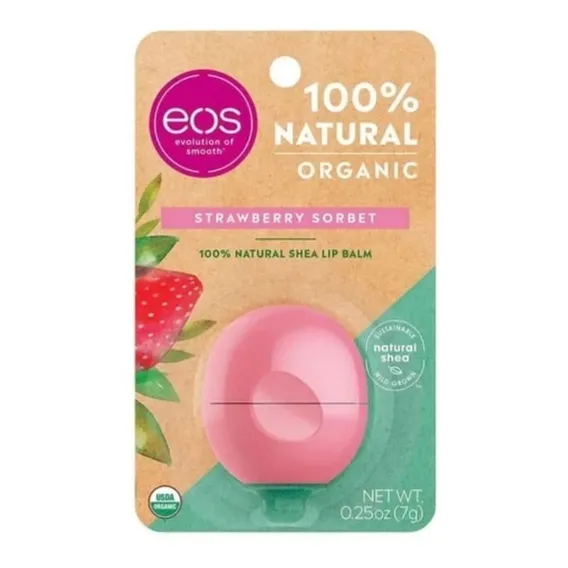 Eos Lip Balm Protetor Labial Original Strawberry Sorbet Foto 1