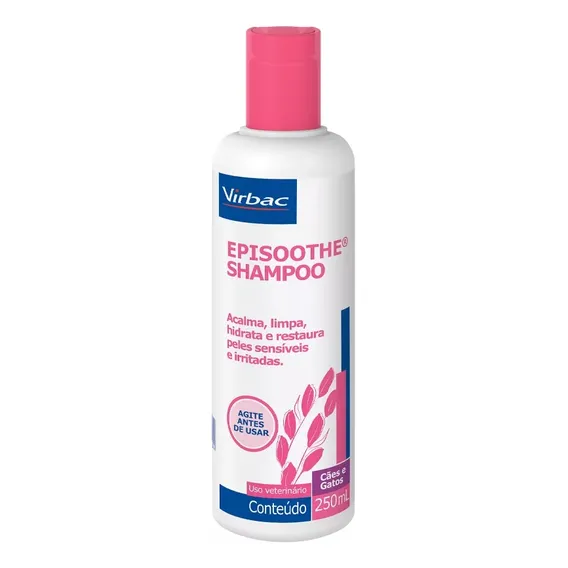 Episoothe 250  - Shampoo Hidratante Cães Virbac Foto 1