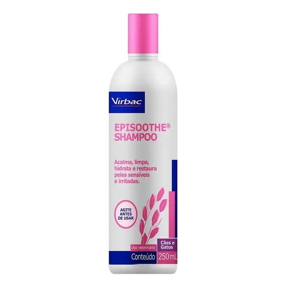 Episoothe 250 - Shampoo Hidratante Cães Virbac Foto 1