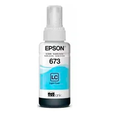 Epson Tinta T673 Cian Light L1800 L805 L850 L810 L800 Foto mini 1