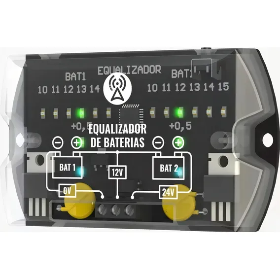 Equalizador Balanceador Para Banco De Baterias Jfa 12v/24v Foto 1