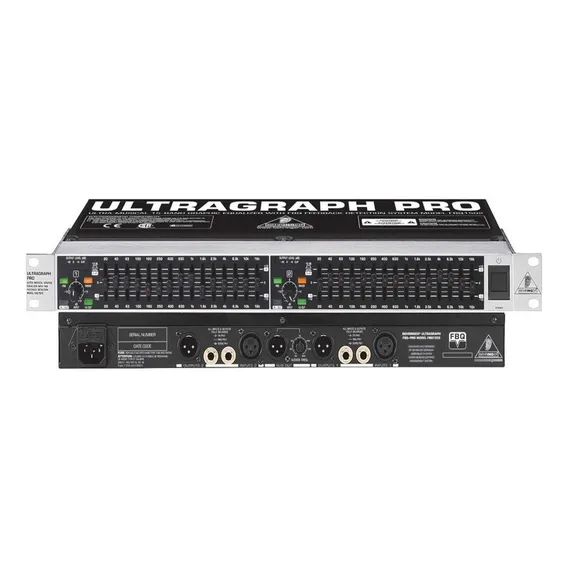 Equalizador gráfico estéreo profissional Behringer Fbq1502 Foto 1