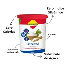 Eritritol Adoçante Natural em Pó Lowçucar 300g Foto mini 2