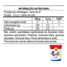 Eritritol Adoçante Natural em Pó Lowçucar 300g Foto mini 3
