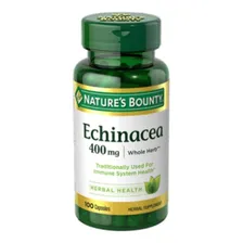 Erva Echinacea 400 Mg Vegana 100 Cáps Equinácea Naturei Foto mini 1