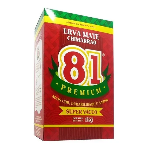 Erva Mate Chimarrão 81 Premium Vácuo 1kg Foto 1