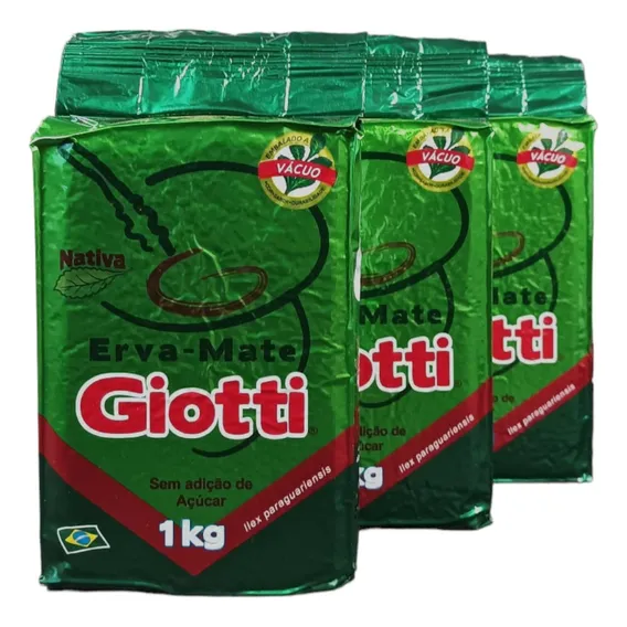 Erva-mate Chimarrão À Vácuo 3 Kg Giotti Foto 1