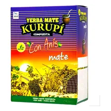 Erva Mate Kurupi Para Terere Sabor Kurupi Com Anis - 500g Foto mini 3
