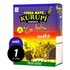 Erva Mate Kurupi Para Terere Sabor Kurupi Com Anis - 500g Foto mini 1