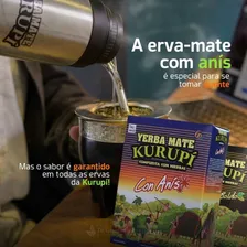 Erva Mate Kurupi Para Terere Sabor Kurupi Com Anis - 500g Foto mini 2