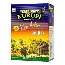 Erva Mate Kurupi Para Terere Sabor Kurupi Com Anis - 500g Foto mini 4
