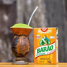 Erva Mate Premium 3kg A Vácuo Chimarrão Barão De Cotegipe Foto mini  3