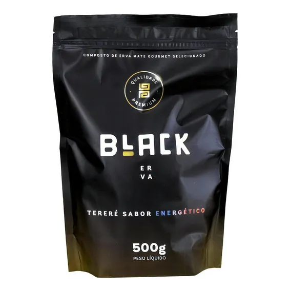 Erva Mate Terere Black Erva 500g - Energético Foto 1