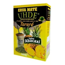 Erva Mate Tereré Uhde Sem Acúcar Sabor Abacaxi Caixa 500g Foto mini  2