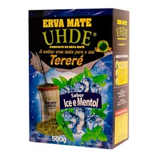 Erva Mate Tereré Uhde Sem Açucar Sabor Ice E Mentol 500g Foto mini 1