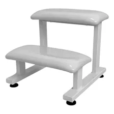 Escada 2 Degraus Almofadada Clínica Estética Auxiliar Estek Cor Branco Foto  mini 1