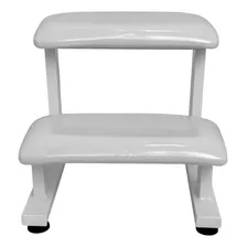 Escada 2 Degraus Almofadada Clínica Estética Auxiliar Estek Cor Branco Foto mini 4