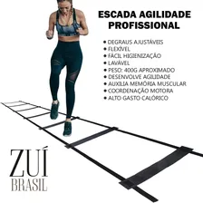 Escada Agilidade Treino Funcional Pvc 10 Degraus Academia Foto mini 4