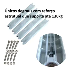 Escada Em Inox Para Piscina 5 Degraus Em Abs Pooltec Foto mini 2