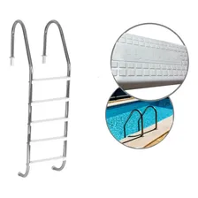Escada Em Inox Para Piscina 5 Degraus Em Abs Pooltec Foto mini 1
