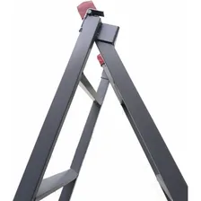 Escada ExtensÃvel Cinza Aço 07x12 Degraus Reforçada 3,80mts Foto mini 3