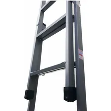 Escada ExtensÃvel Cinza Aço 07x12 Degraus Reforçada 3,80mts Foto mini 4