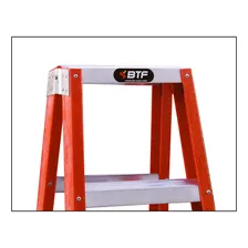 Escada Fibra Tesoura 5 Degraus Alumínio Botafogo Efr9920 Foto mini 4
