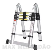 Escada Multifuncional Dupla Extensiva Dobrável Telescópica Foto  mini 1