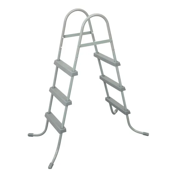 Escada P/ Piscina Pool Ladder 1,07m Bestway Foto 1