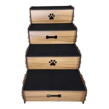 Escada Para Pets Cama 50 Cm Altura Cor Escada Madeirado Foto mini 4
