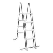 Escada Para Piscina Intex 122 Cm Branca Especial Security Cor Branco Foto mini 1