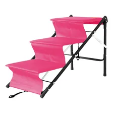 Escada Rampa Para Pet One Dobrável Tubline Cor Rosa Foto mini 1