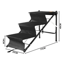 Escada Rampa Para Pet One Dobrável Tubline Marrom Foto mini  3