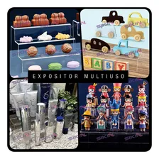Escadinha Expositora Transparente Para Produtos Diversos Foto mini 3