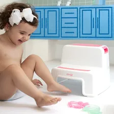Escadinha Infantil Com Dois Degraus Cinza Clingo Foto mini 2