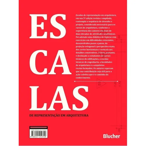 Escalas De Representação Em Arquitetura, De Carranza, Edite Galote. Editora Edgard Blücher, Capa Mole Em Português Foto 1
