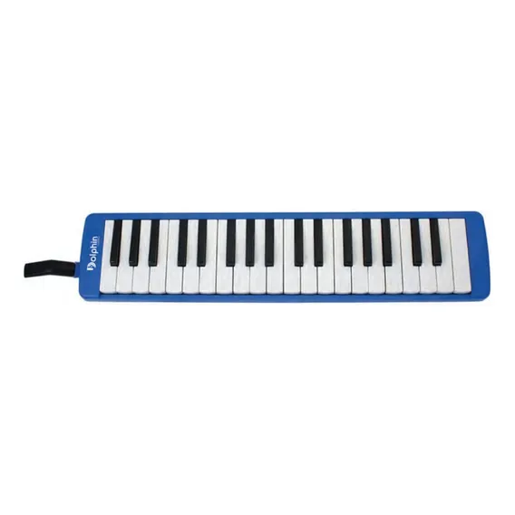 Escaleta Dolphin 37 Teclas Com Semi Case Azul Foto 1