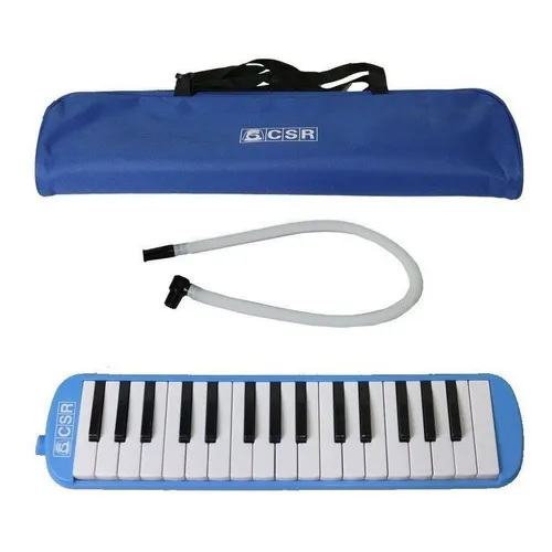 Escaleta Melodica 37 Teclas Marcadas Azul Csr - Csr37sb-blue Foto 1